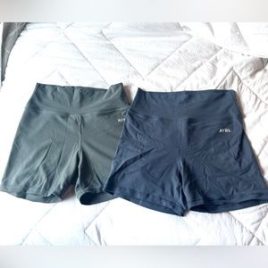 2 pairs of AYBL core shorts